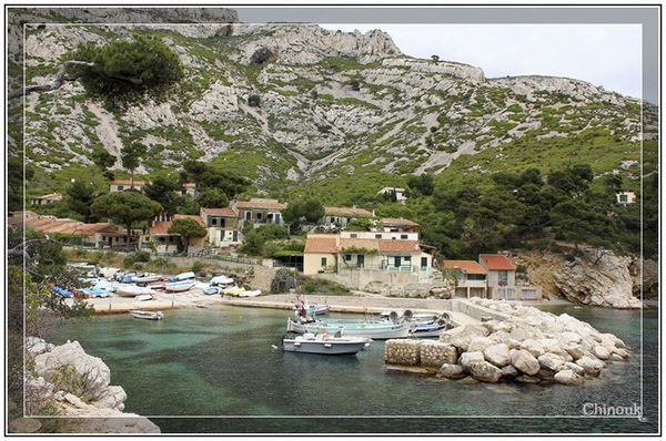 vue du port de sormiou 