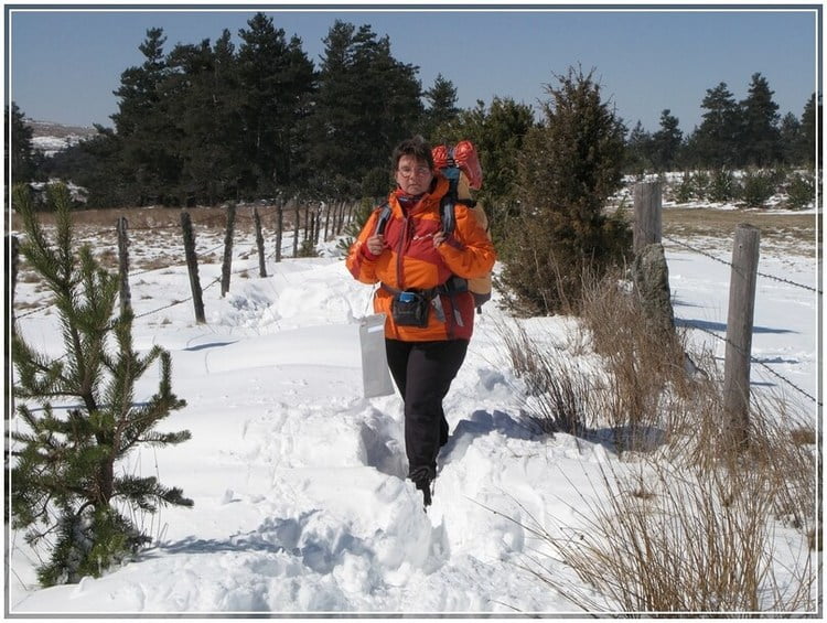  randonnee dans la neige