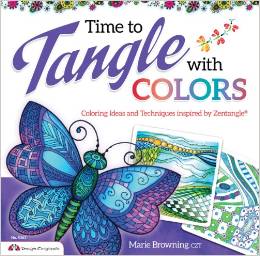 Livre time to tangle de marie browning