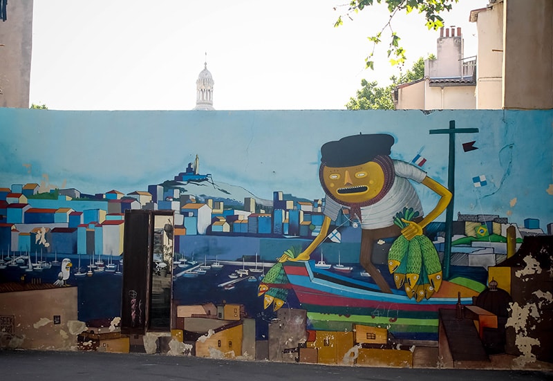 art urbain fresque Marseille 