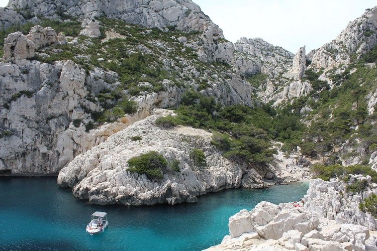 baignade dans les calanques