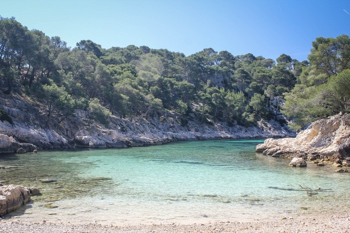 Plage de la calanque de Port Pin