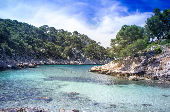 Plage de la calanque de Port Pin