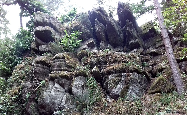 Le rocher Glissant Brocéliande 