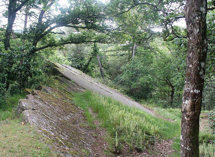 Le rocher Glissant Jardin des Affolettes 