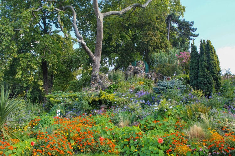 fleurs parc monceau