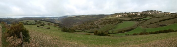 panorama sur le Causse Mejean