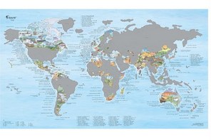  carte du monde grattable